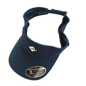 ONE TEN Flexifit Tech Sun Golf Visor Hat Men One Size Elastic Band Blue
